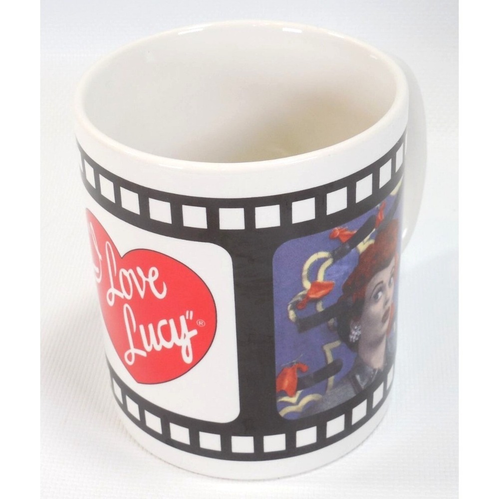 I Love Lucy Coffee Mug Film Strip Frames